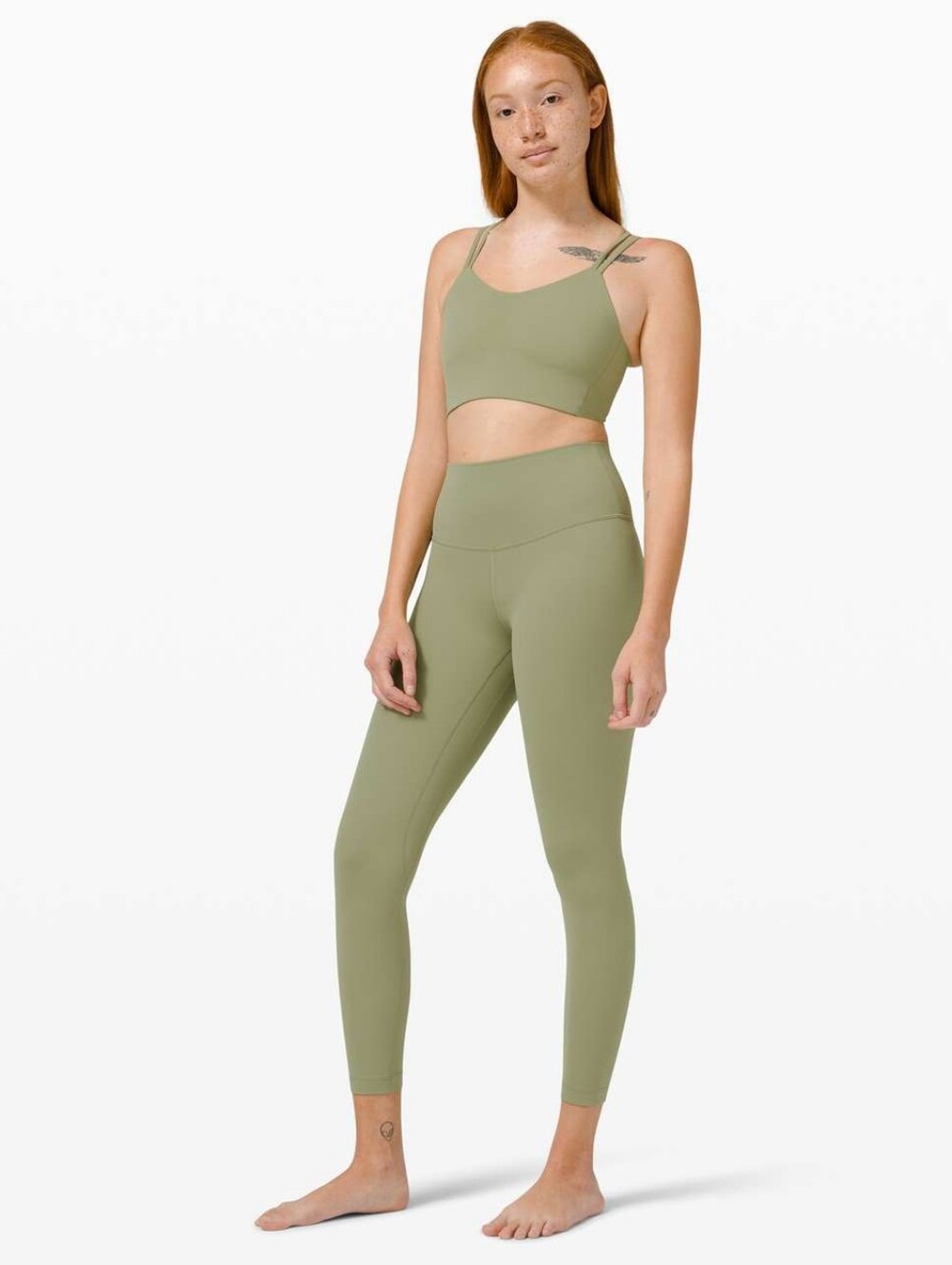 Lululemon Align Pant 25" In Rosemary Green Size 8